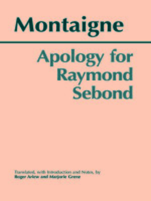 cover image of Apology for Raymond Sebond